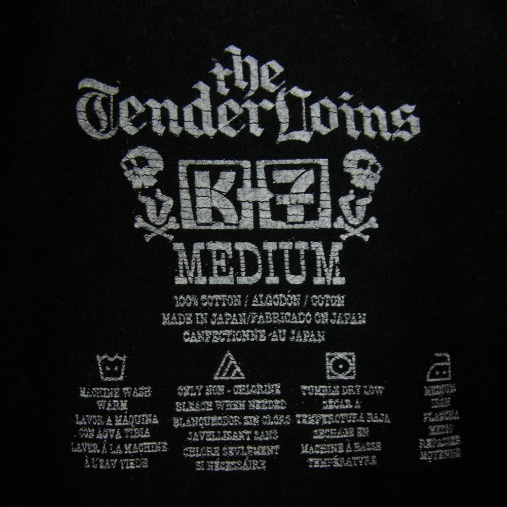 TENDERLOIN テンダーロイン T-TEE KSEVEN トナカイ Tシャツ ブラック系 M【中古】