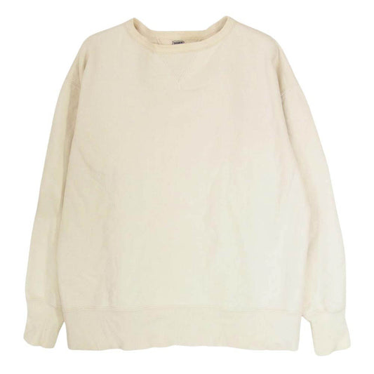 TENDERLOIN テンダーロイン T-SWEAT 両Vガゼット スウェット オフホワイト系 L【中古】