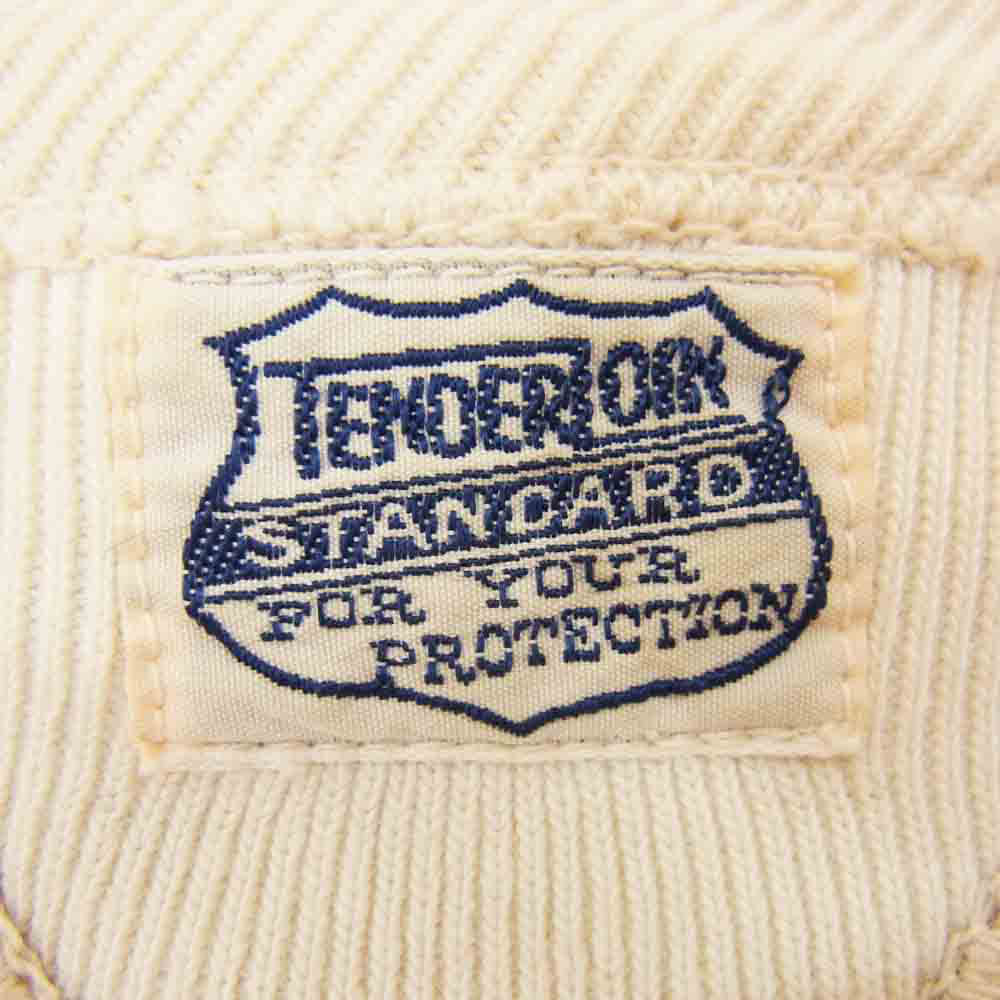 TENDERLOIN テンダーロイン T-SWEAT 両Vガゼット スウェット オフホワイト系 L【中古】