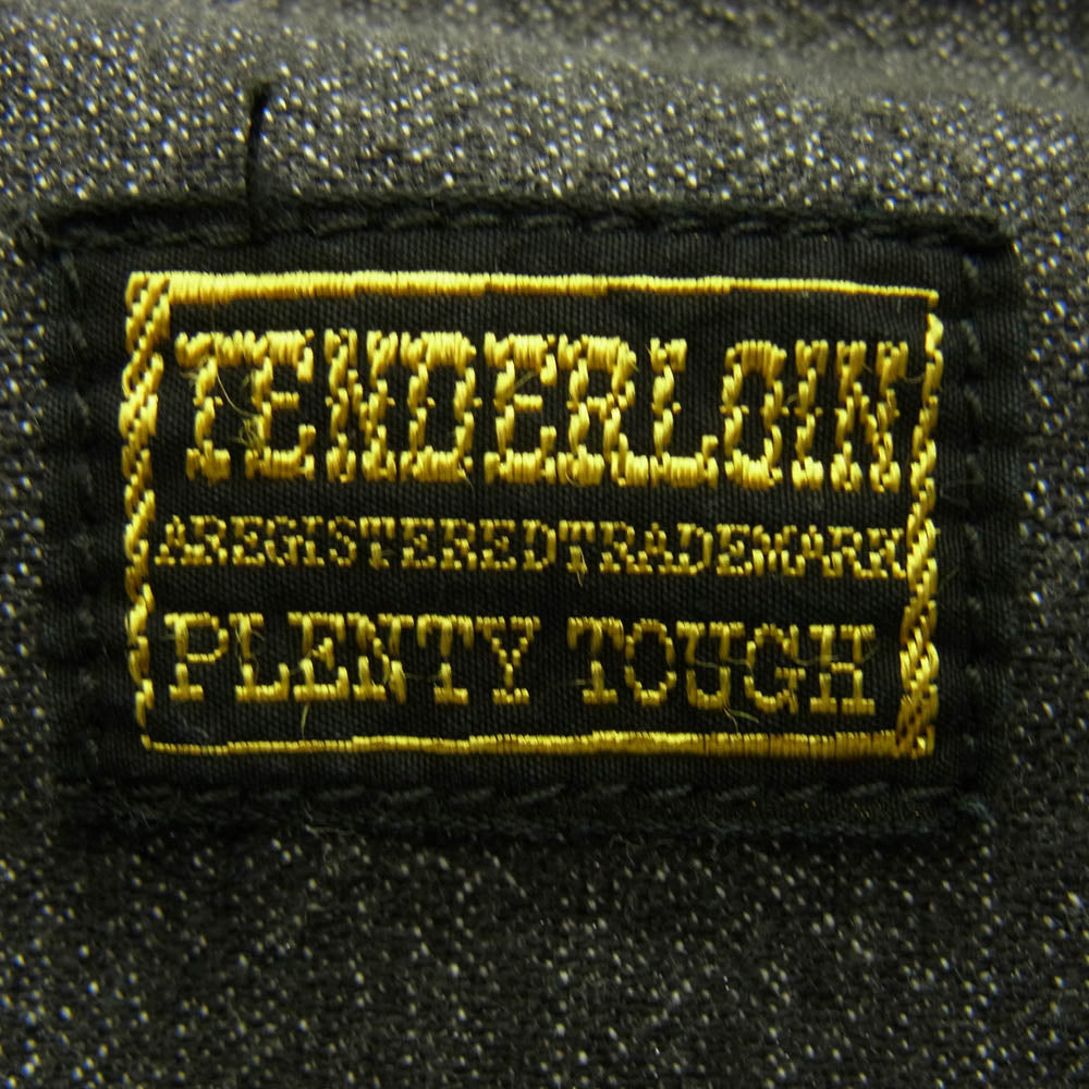TENDERLOIN テンダーロイン T-CHAMBRAY SHT ワンウォッシュ ブラック シャンブレー 長袖 シャツ ブラック系 M【中古】