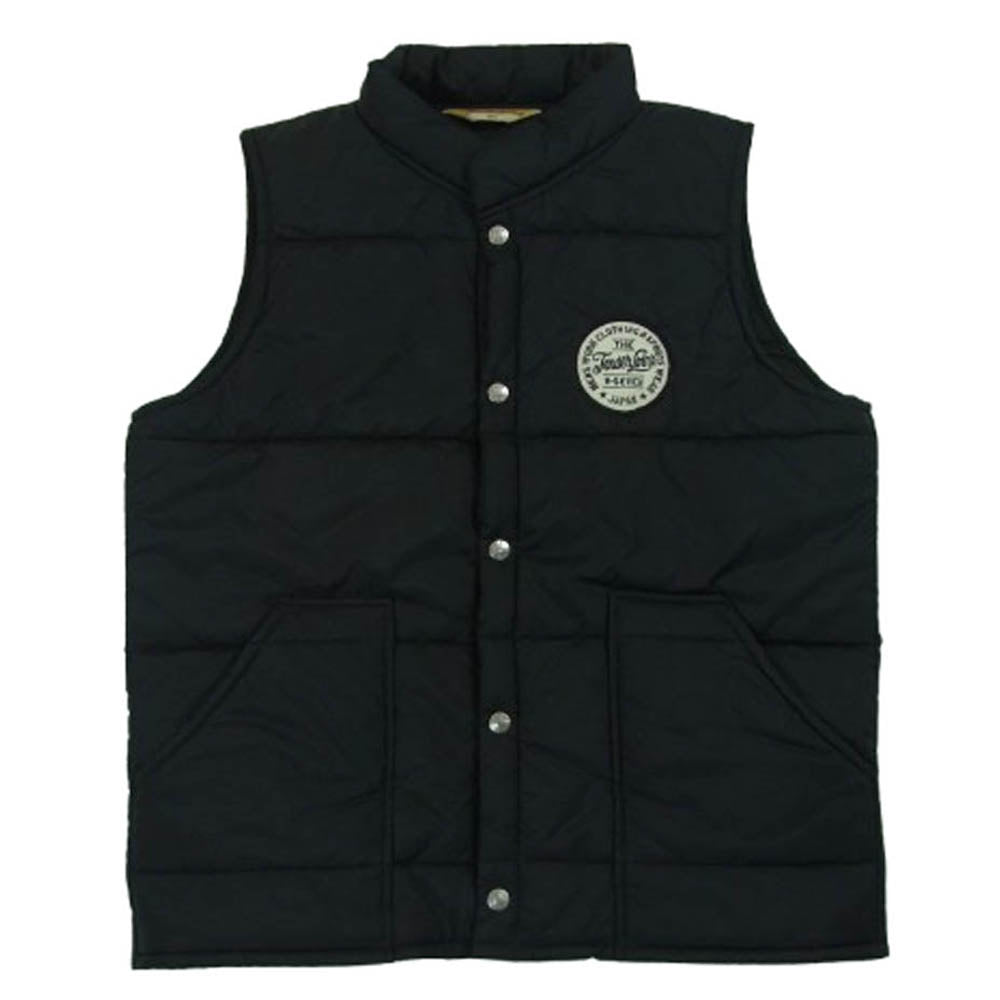 TENDERLOIN テンダーロイン T-NRA VEST ワッペン付き 中綿 ナイロン ベスト ブラック系 40【中古】