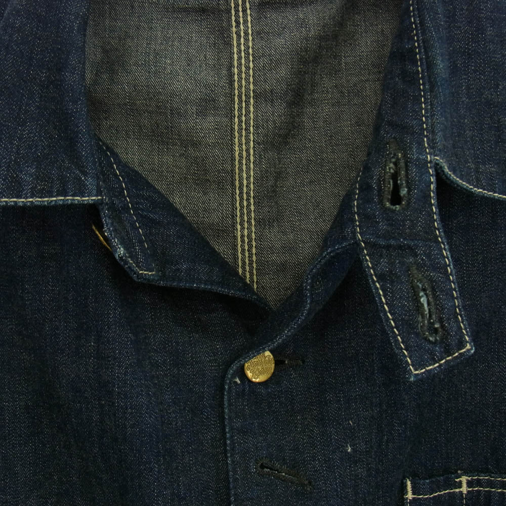 TENDERLOIN テンダーロイン デニム カバーオール ジャケット インディゴブルー系 M【中古】