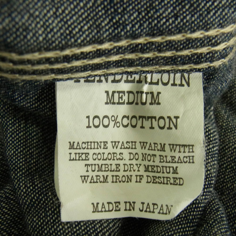 TENDERLOIN テンダーロイン デニム カバーオール ジャケット インディゴブルー系 M【中古】