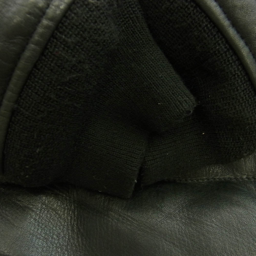 TENDERLOIN テンダーロイン T-RACING LEATHER レザー ダウンジャケット ブラック系【中古】