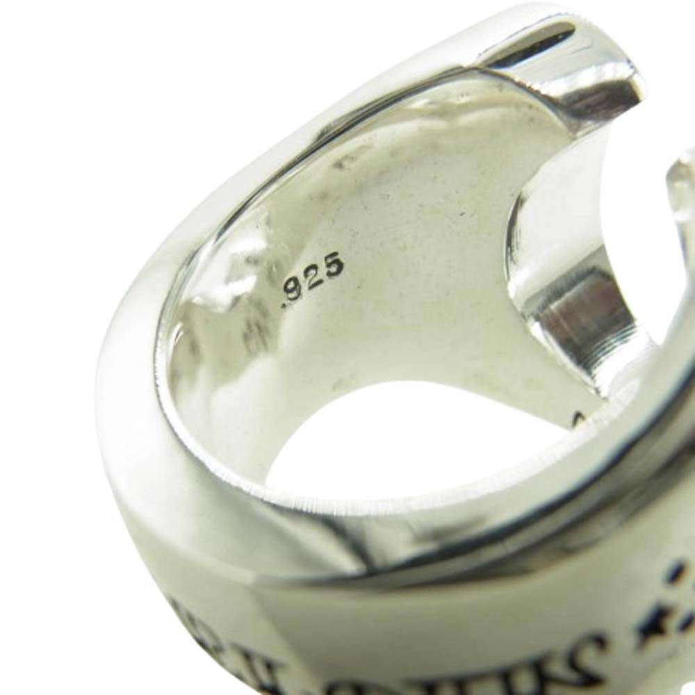 TENDERLOIN テンダーロイン 【新品仕上げ済】T-H.S ホースシュー リング SV 石付 シルバー系 13号程度【極上美品】【中古】