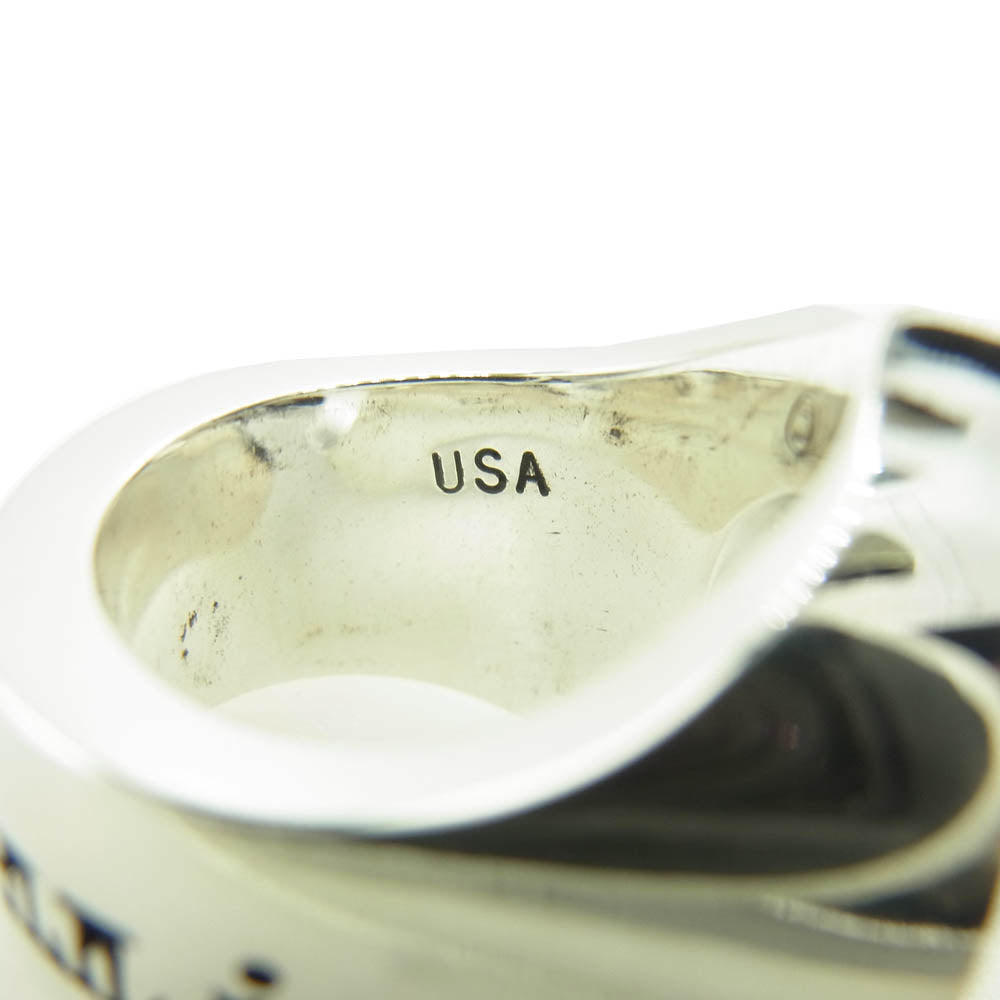 TENDERLOIN テンダーロイン 【新品仕上げ済】T-H.S ホースシュー リング SV 石付 シルバー系 13号程度【極上美品】【中古】