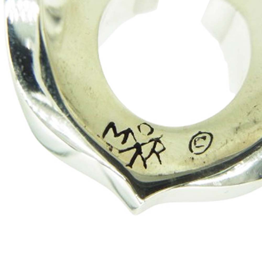 TENDERLOIN テンダーロイン 【新品仕上げ済】T-H.S ホースシュー リング SV 石付 シルバー系 13号程度【極上美品】【中古】