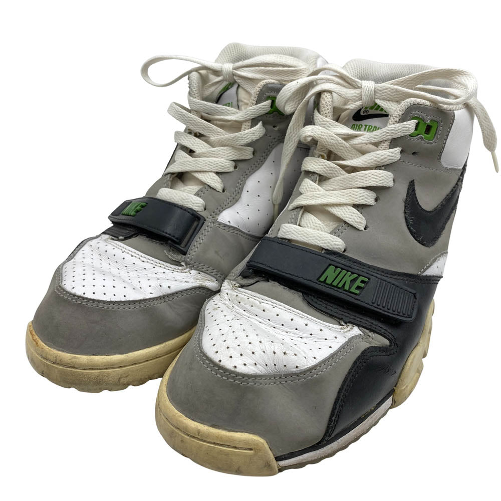NIKE ナイキ 317553-100 Air Trainer 1 Chlorophyll (2012) エア トレーナー 1 クロロフィル グレー系 28.5cm【中古】