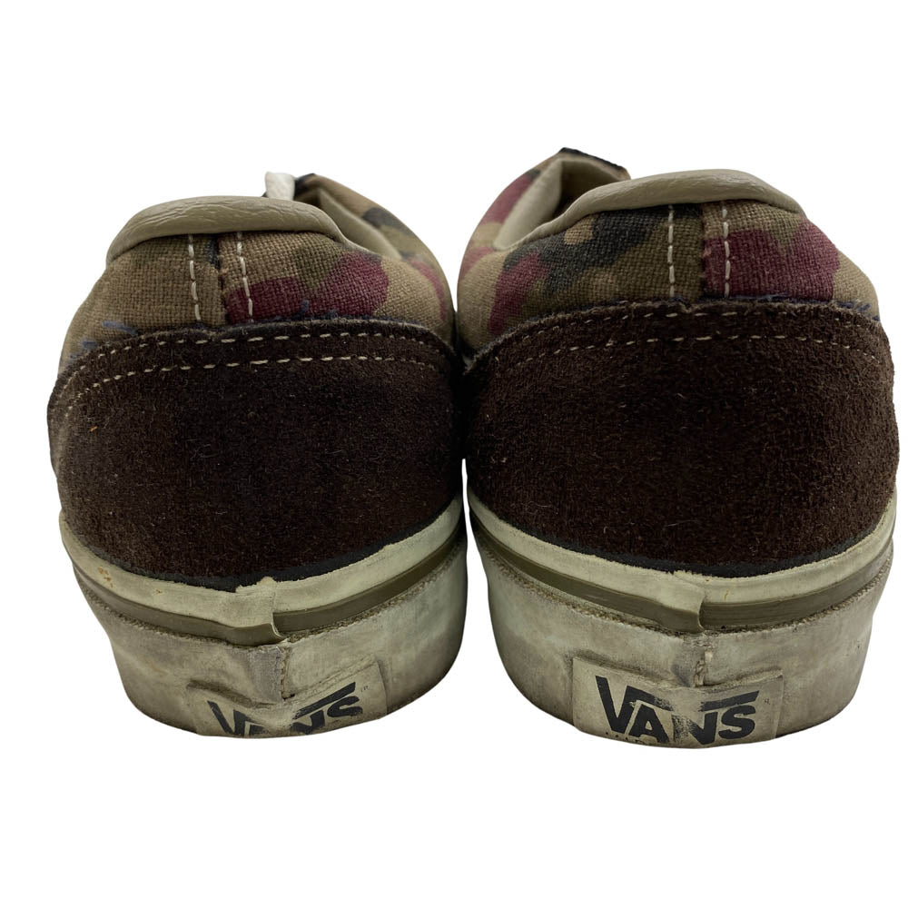 Supreme シュプリーム 90s USA製 VANS OLD SCHOOL ヴィンテージ バンズ オールドスクール カモ ブラウン系 24cm【中古】