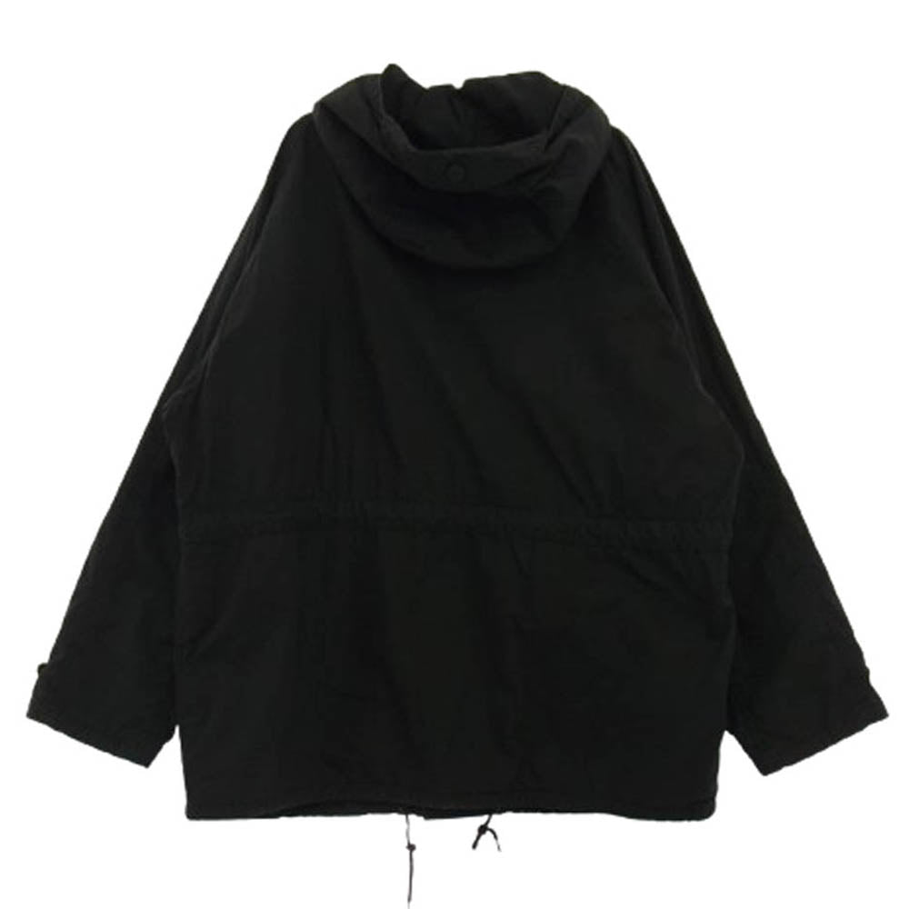 オーベルジュ CARCASSONNE コットンツイル マウンテンパーカー ジャケット ブラック系 44【極上美品】【中古】