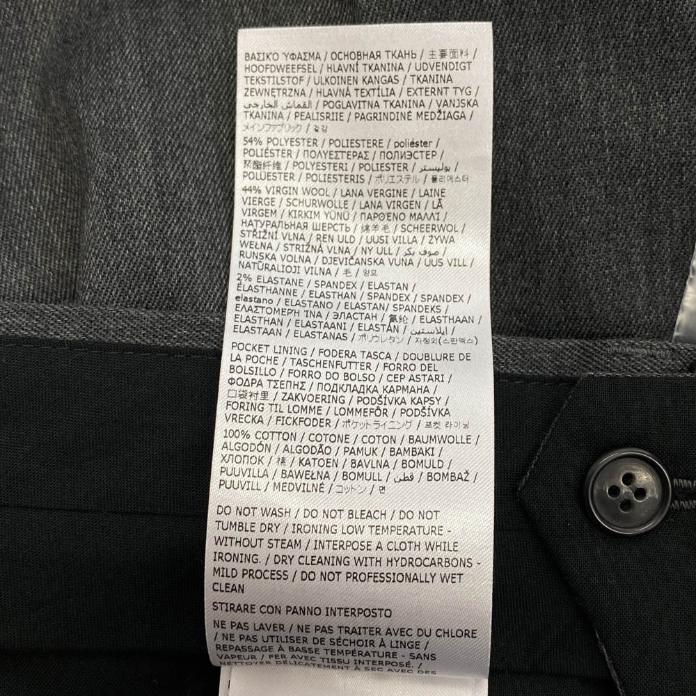 MAISON MARGIELA メゾンマルジェラ 25AW SH0KA0047 MM6 エムエムシックス Tailored Trousers テーラード トラウザーズ スラックス パンツ グレー系 44【新古品】【未使用】【中古】