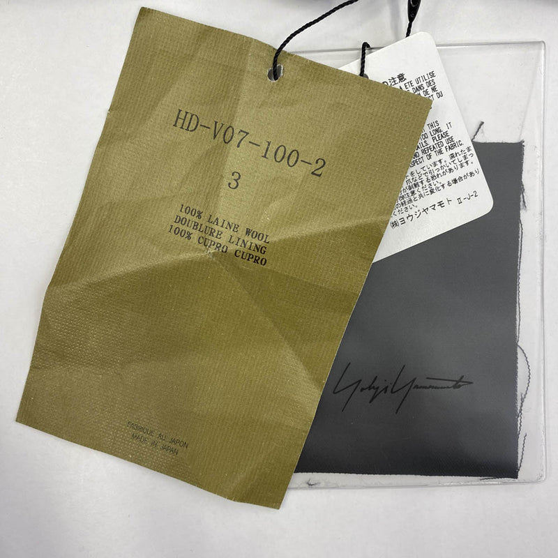 Yohji Yamamoto POUR HOMME ヨウジヤマモトプールオム HD-V07