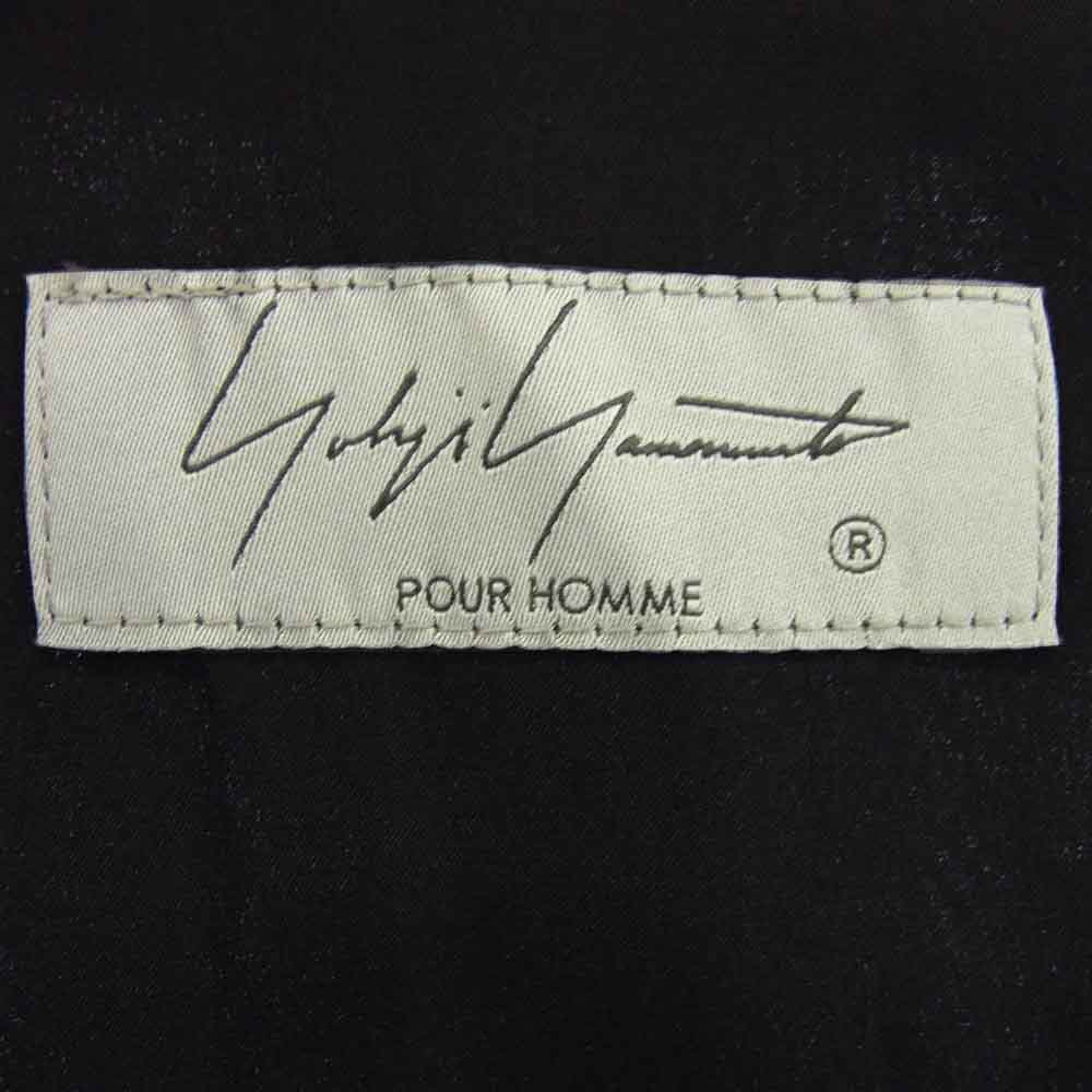 Yohji Yamamoto POUR HOMME ヨウジヤマモトプールオム 22SS HG-B27-404-1 フラシPKB 花 フラワー 半袖 ロング シャツ ブラック系 4【新古品】【未使用】【中古】