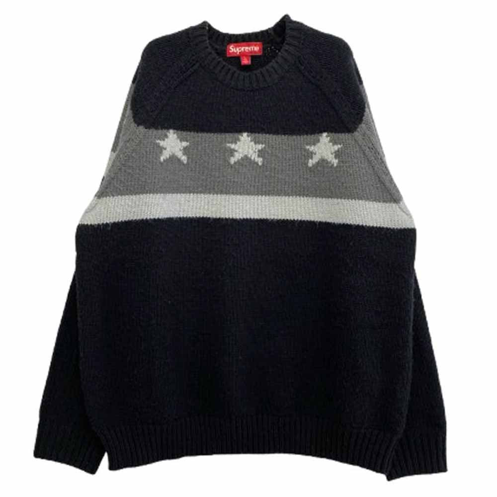Supreme シュプリーム 24SS Stars Sweater スター セーター ニット ブラック系 L【中古】