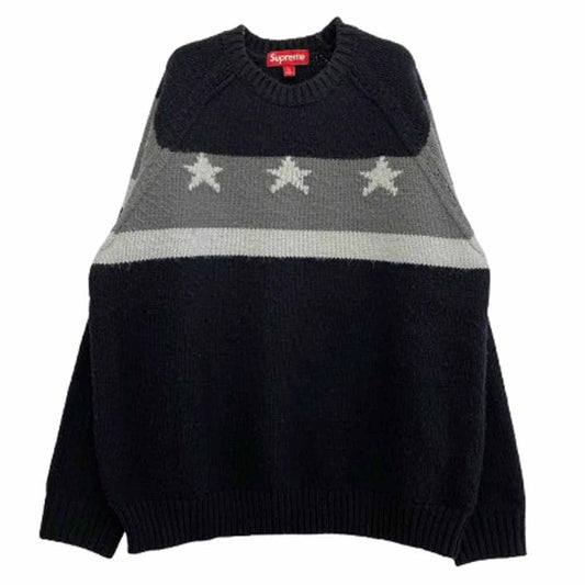 Supreme シュプリーム 24SS Stars Sweater スター セーター ニット ブラック系 L【中古】