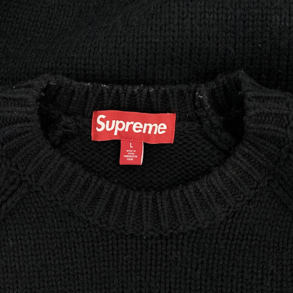 Supreme シュプリーム 24SS Stars Sweater スター セーター ニット ブラック系 L【中古】