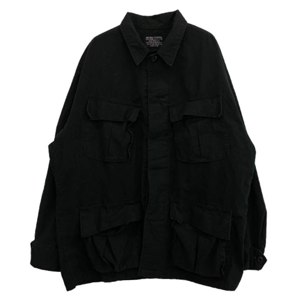WACKO MARIA ワコマリア FATIGUE JACKET リップストップ ファティーグ ジャケット ブラック系 M【中古】