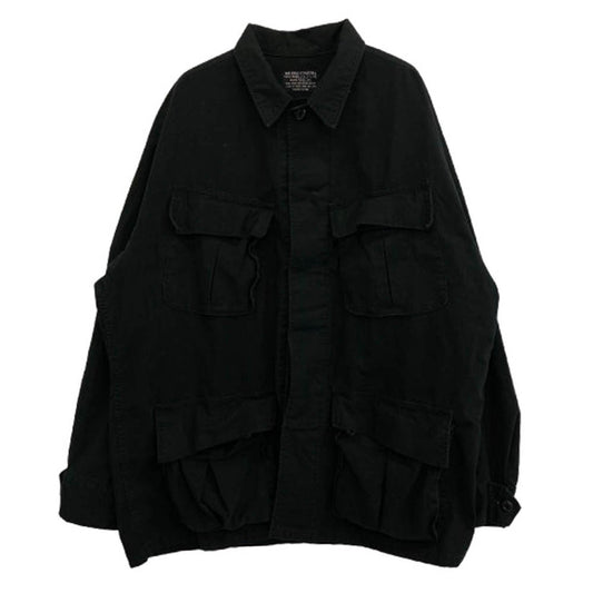 WACKO MARIA ワコマリア FATIGUE JACKET リップストップ ファティーグ ジャケット ブラック系 M【中古】