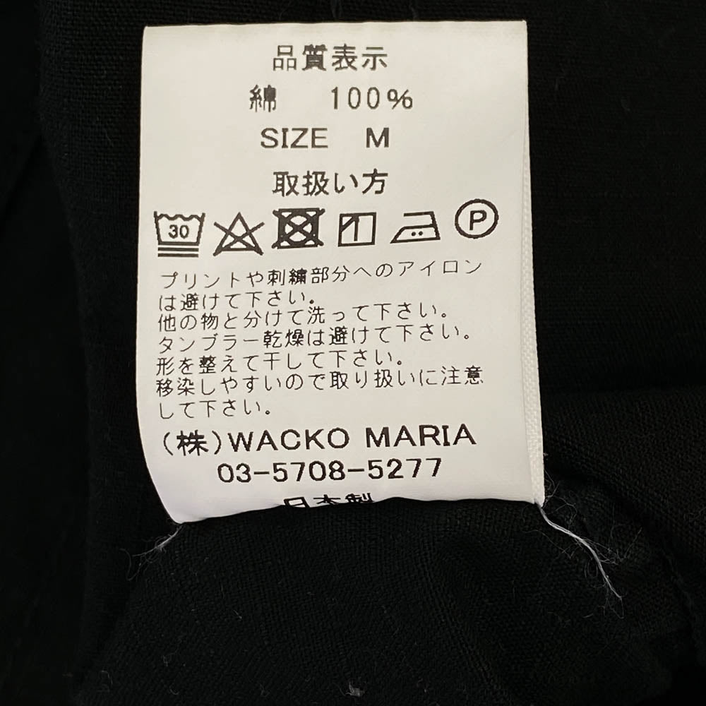 WACKO MARIA ワコマリア FATIGUE JACKET リップストップ ファティーグ ジャケット ブラック系 M【中古】