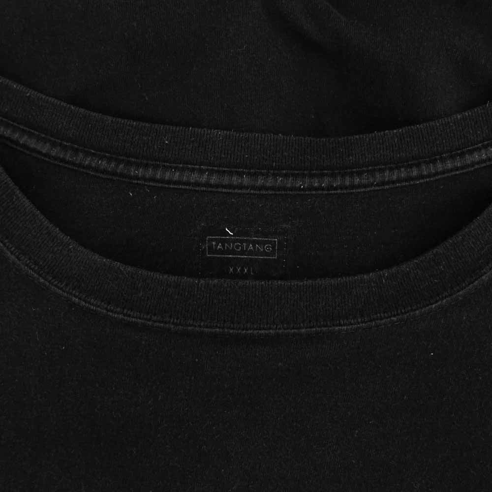 タンタン alternative オルタナティブ プリント Tシャツ ブラック系 XXXL【中古】