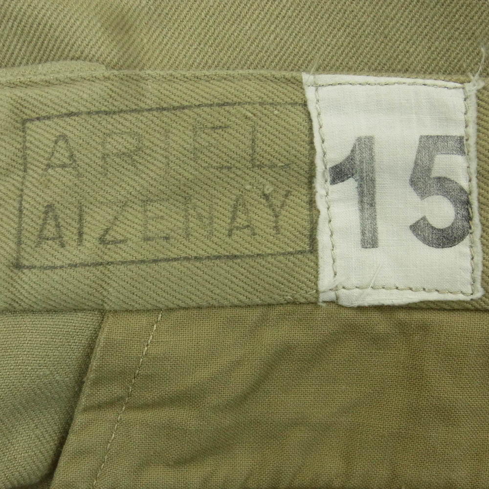 フランス軍 ARIEL AIZENAY M-52 トラウザー パンツ ベージュ系 15【中古】