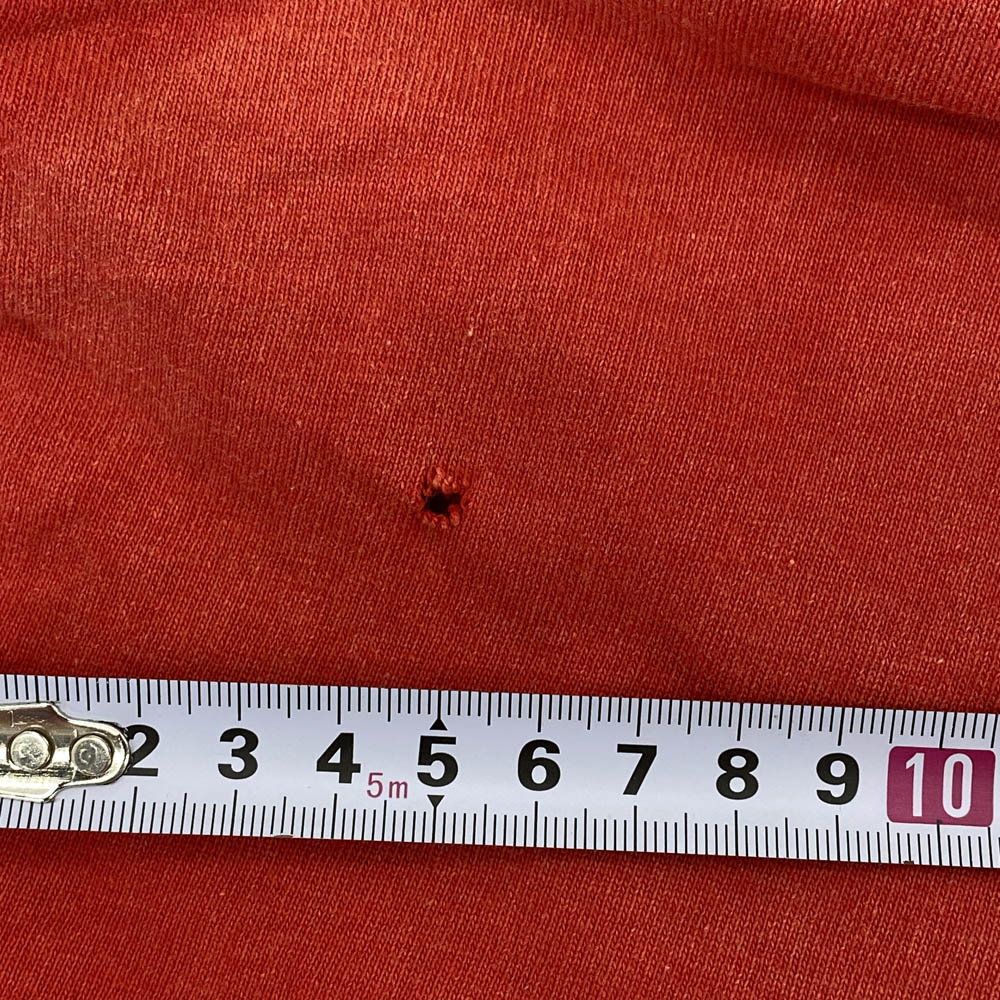 SAINT MICHAEL セントマイケル 22SS SM-S22-0000-006 SS TEE S.CIRCLE サークル プリント 半袖 Tシャツ レッド系 XL【中古】