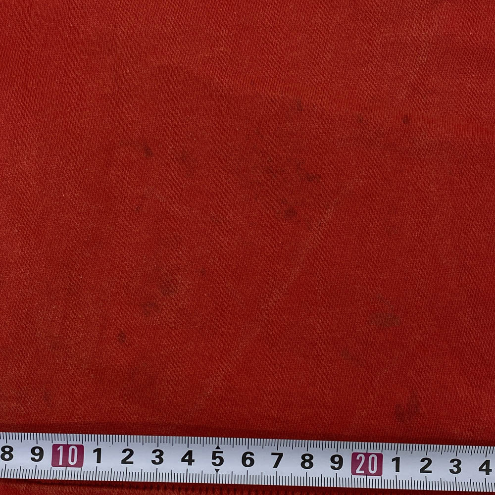 SAINT MICHAEL セントマイケル 22SS SM-S22-0000-006 SS TEE S.CIRCLE サークル プリント 半袖 Tシャツ レッド系 XL【中古】