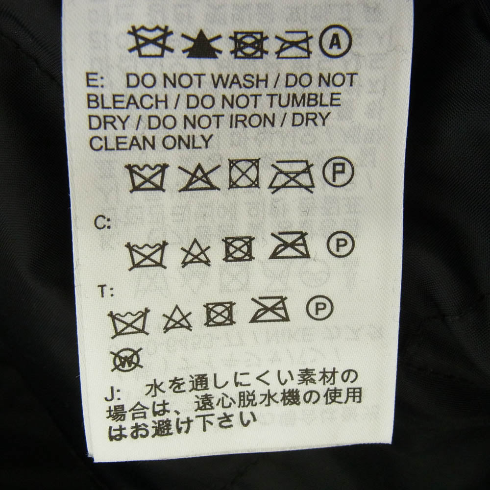 NIKE ナイキ DR4023-010 × Stussy Striped Wool Jacket ステューシー ストライプ ウール ジャケット フーディ ブラック系 M【中古】