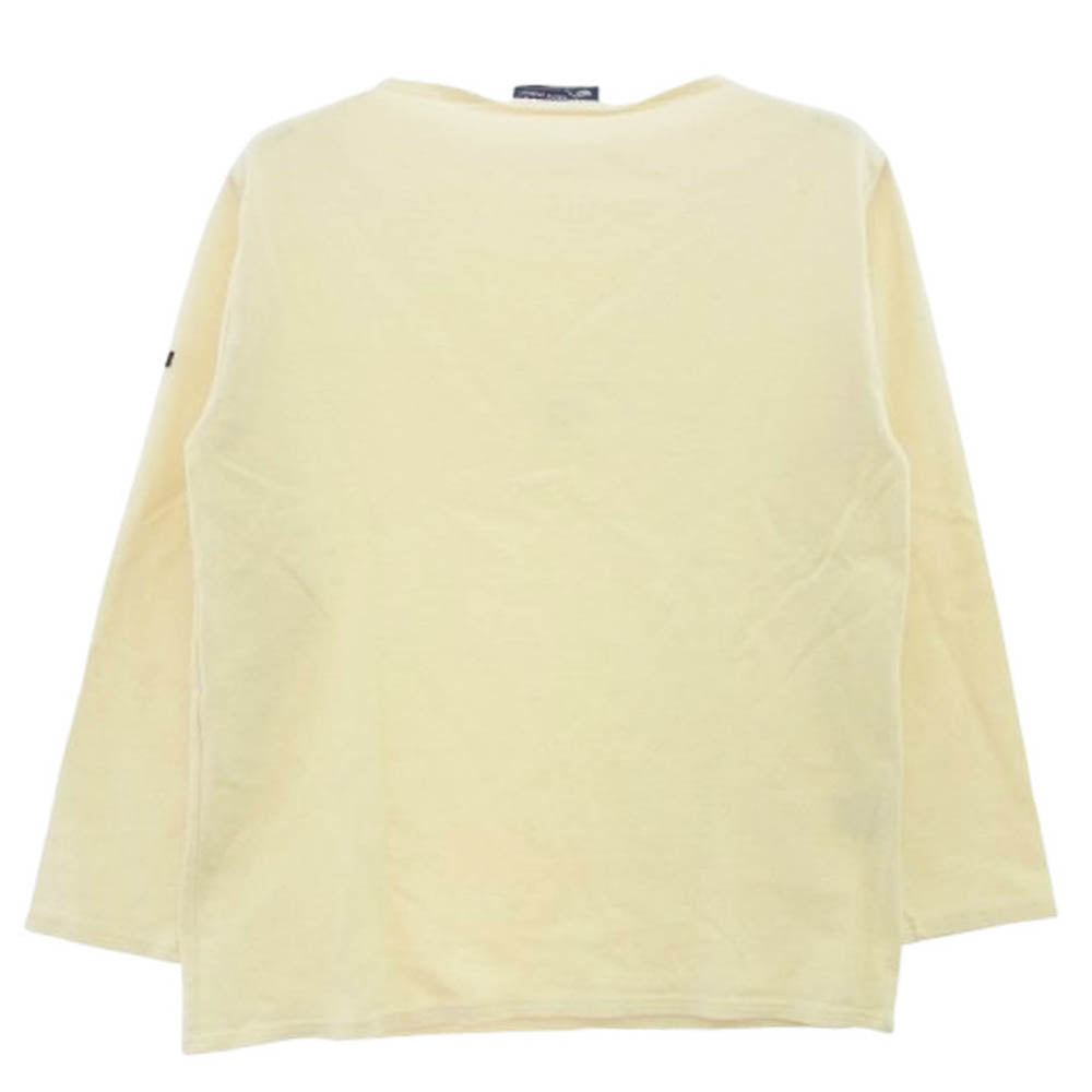 SAINT JAMES セントジェームス OUESSANT SOLID ウェッソン ボートネック カットソー オフホワイト系 M【中古】