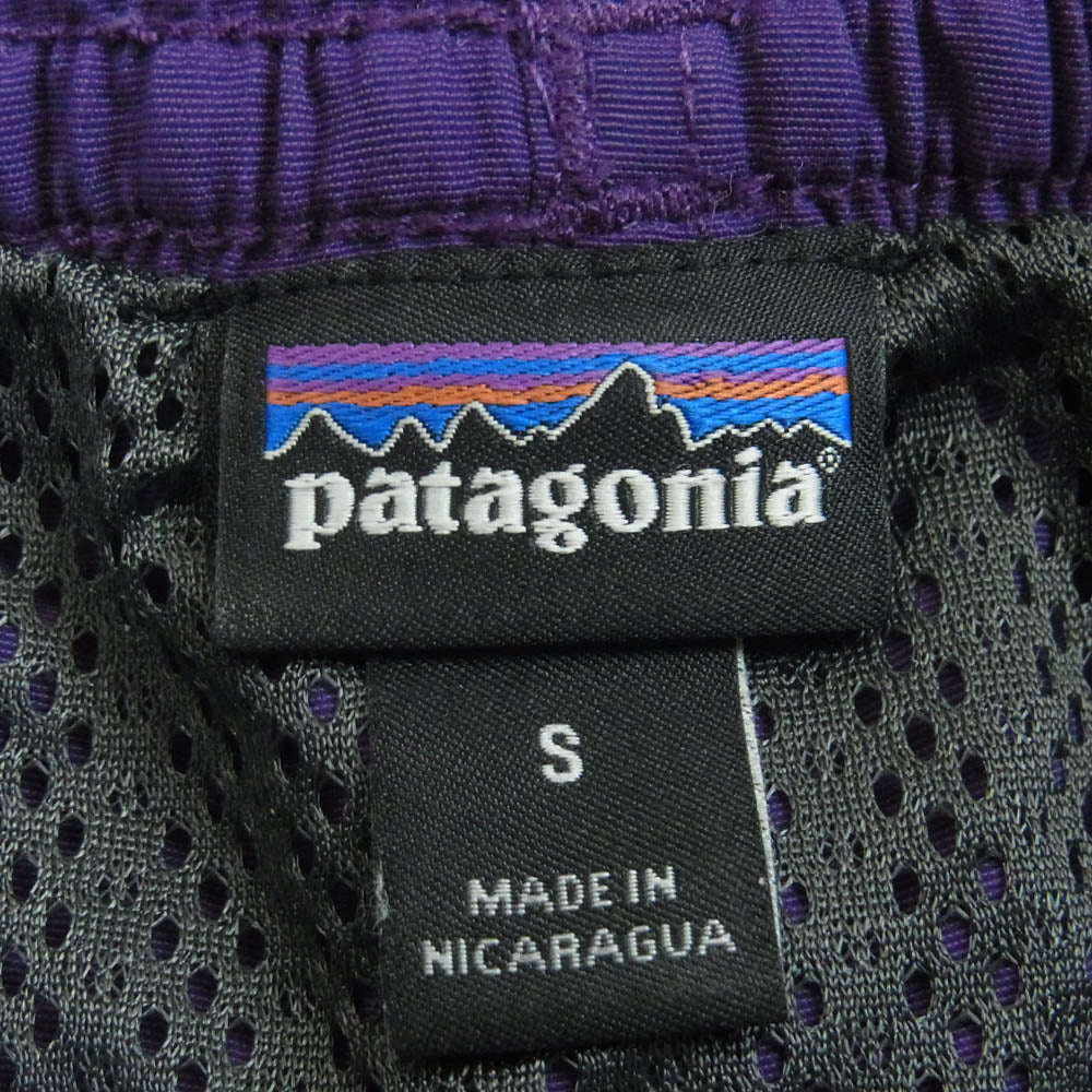patagonia パタゴニア 18SS 57021 18年製 Baggies Shorts 5inch バギーズ ショーツ 5インチ ショート パンツ パープル系 紫系 S【中古】