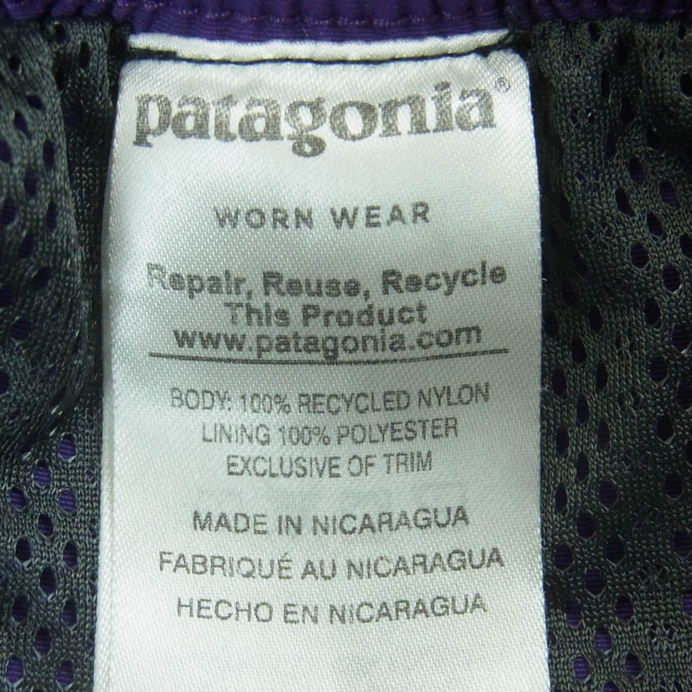 patagonia パタゴニア 18SS 57021 18年製 Baggies Shorts 5inch バギーズ ショーツ 5インチ ショート パンツ パープル系 紫系 S【中古】
