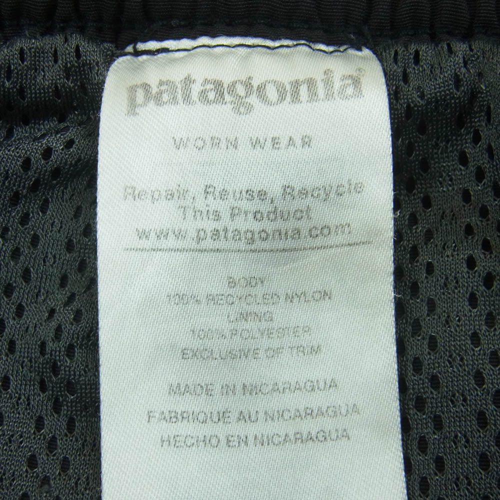 patagonia パタゴニア 57021SP19 Baggies Shorts バギーズ ショーツ ショート パンツ ニカラグア製 ブラック系 S【中古】
