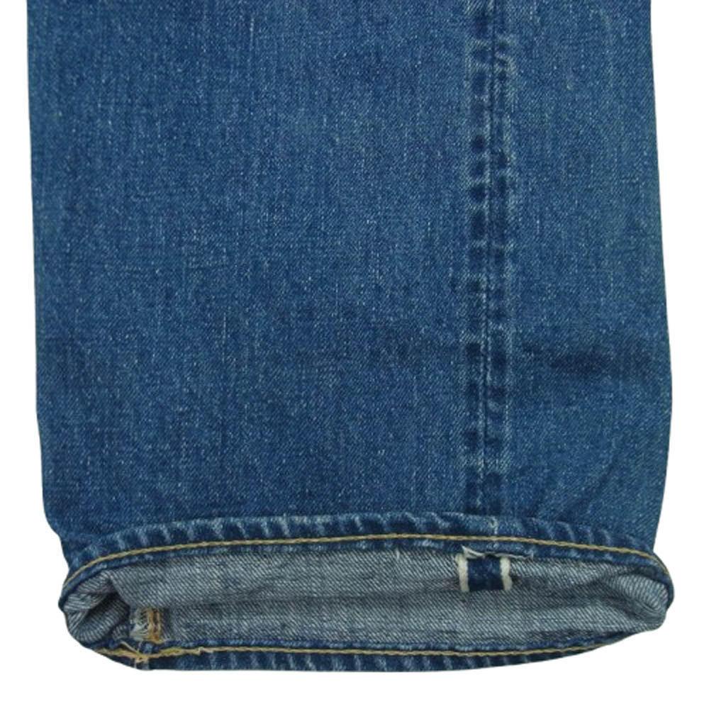 orSlow オアスロウ denim pants セルビッチ ボタンフライ デニム パンツ コットン 日本製 インディゴブルー系 2【中古】
