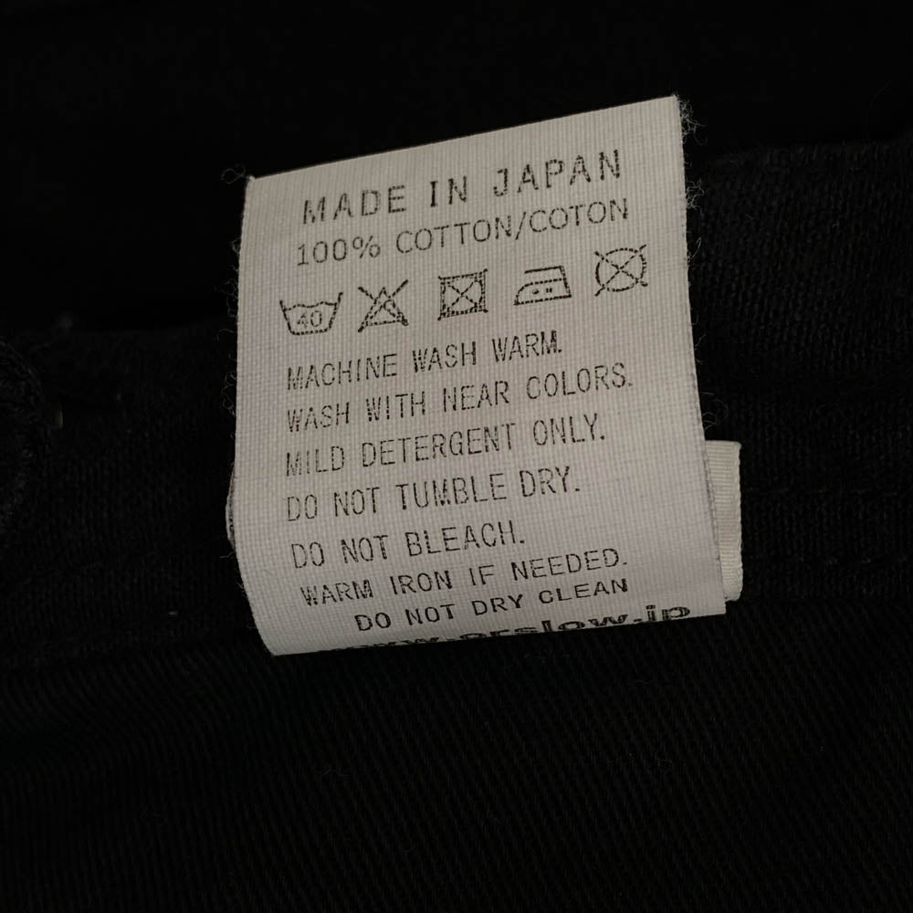 orSlow オアスロウ 日本製 ブラックデニム オーバーオール ブラック系 M【中古】