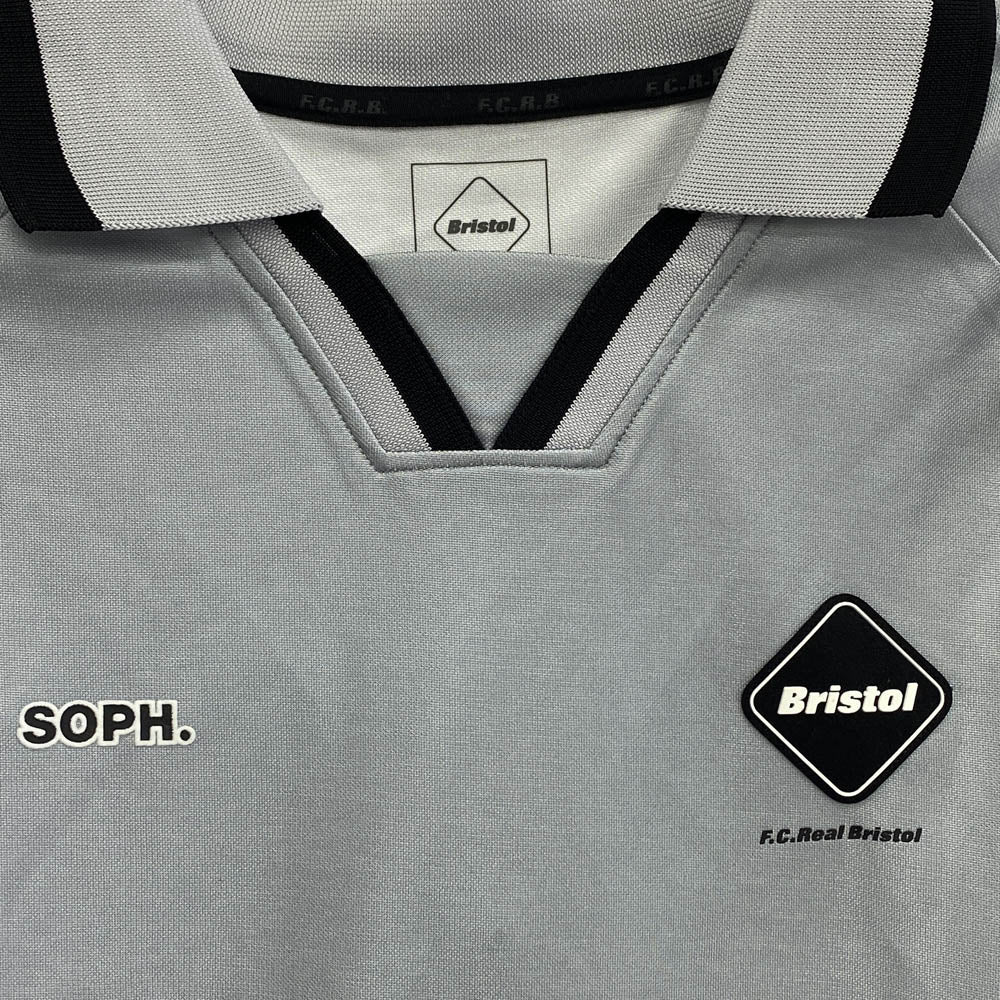 F.C.R.B. エフシーアールビー FCRB-242008 PlayStation GAME SHIRT プレイステーション ゲームシャツ グレー系 L【中古】