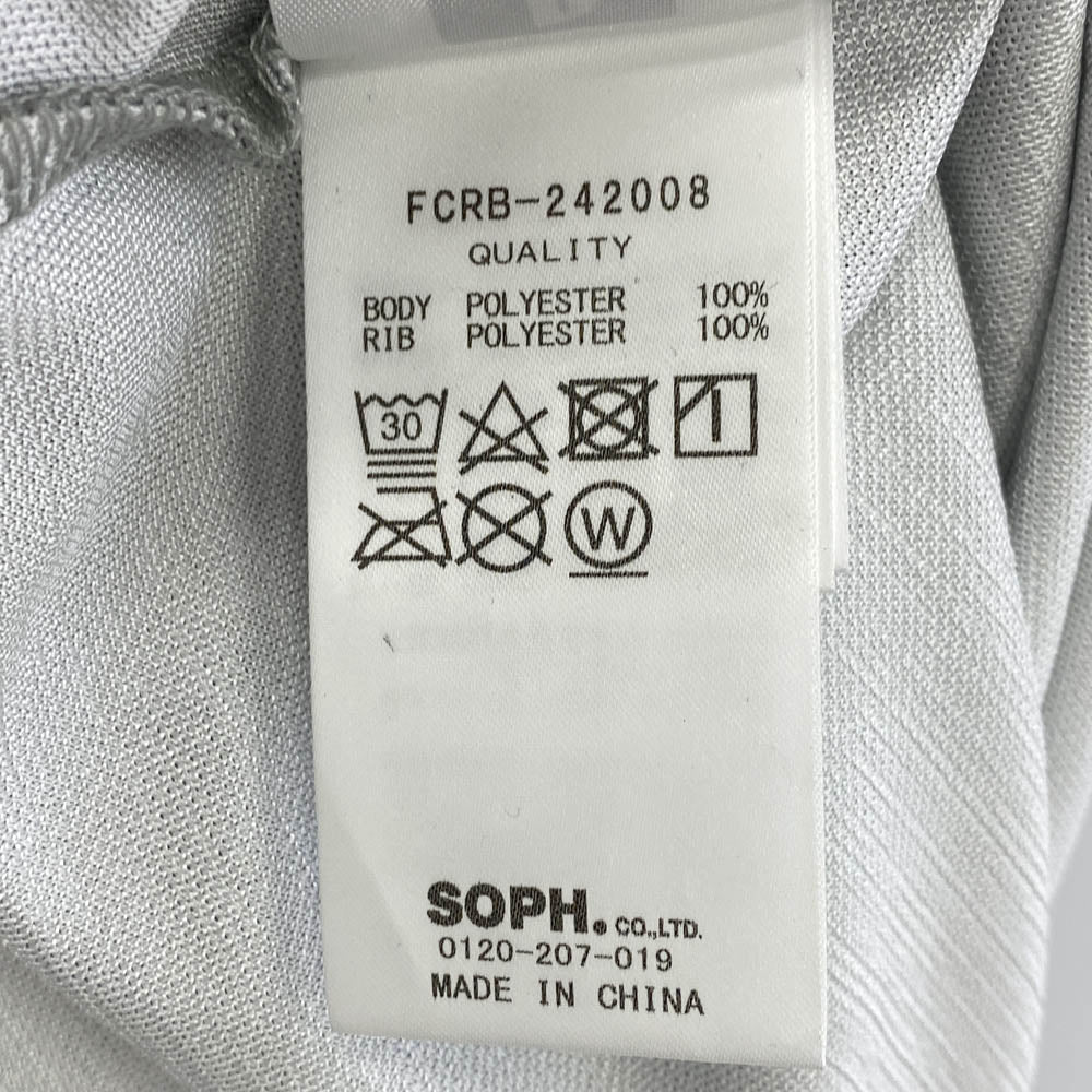 F.C.R.B. エフシーアールビー FCRB-242008 PlayStation GAME SHIRT プレイステーション ゲームシャツ グレー系 L【中古】