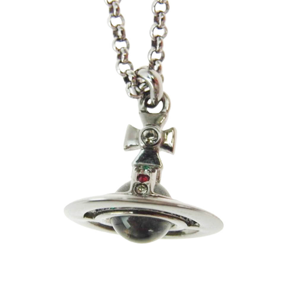Vivienne Westwood ヴィヴィアンウエストウッド 1205999123 NEW TINY ORB オーブ ネックレス シルバー系【美品】【中古】