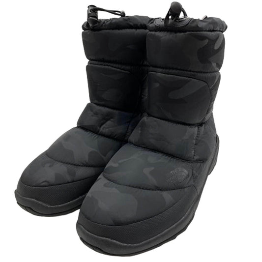 THE NORTH FACE ノースフェイス NF51583 Nuptse Bootie ヌプシ ブーティ カモフラ 迷彩 ブーツ ブラック系 27cm【新古品】【未使用】【中古】