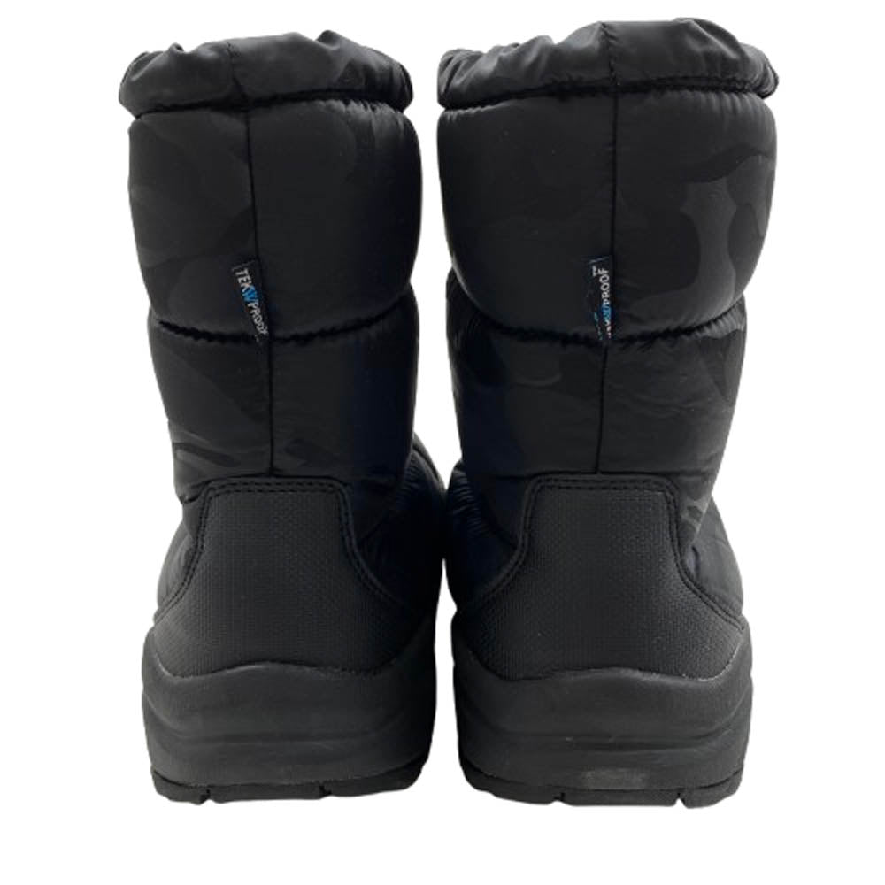 THE NORTH FACE ノースフェイス NF51583 Nuptse Bootie ヌプシ ブーティ カモフラ 迷彩 ブーツ ブラック系 27cm【新古品】【未使用】【中古】