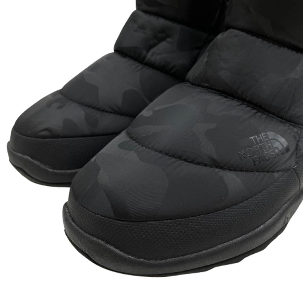 THE NORTH FACE ノースフェイス NF51583 Nuptse Bootie ヌプシ ブーティ カモフラ 迷彩 ブーツ ブラック系 27cm【新古品】【未使用】【中古】