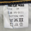 THE FLAT HEAD ザフラットヘッド FN-D111 14.5oz 左綾ジンバブエコットン ワイドストレート ジーンズ デニム パンツ インディゴブルー系 38【中古】