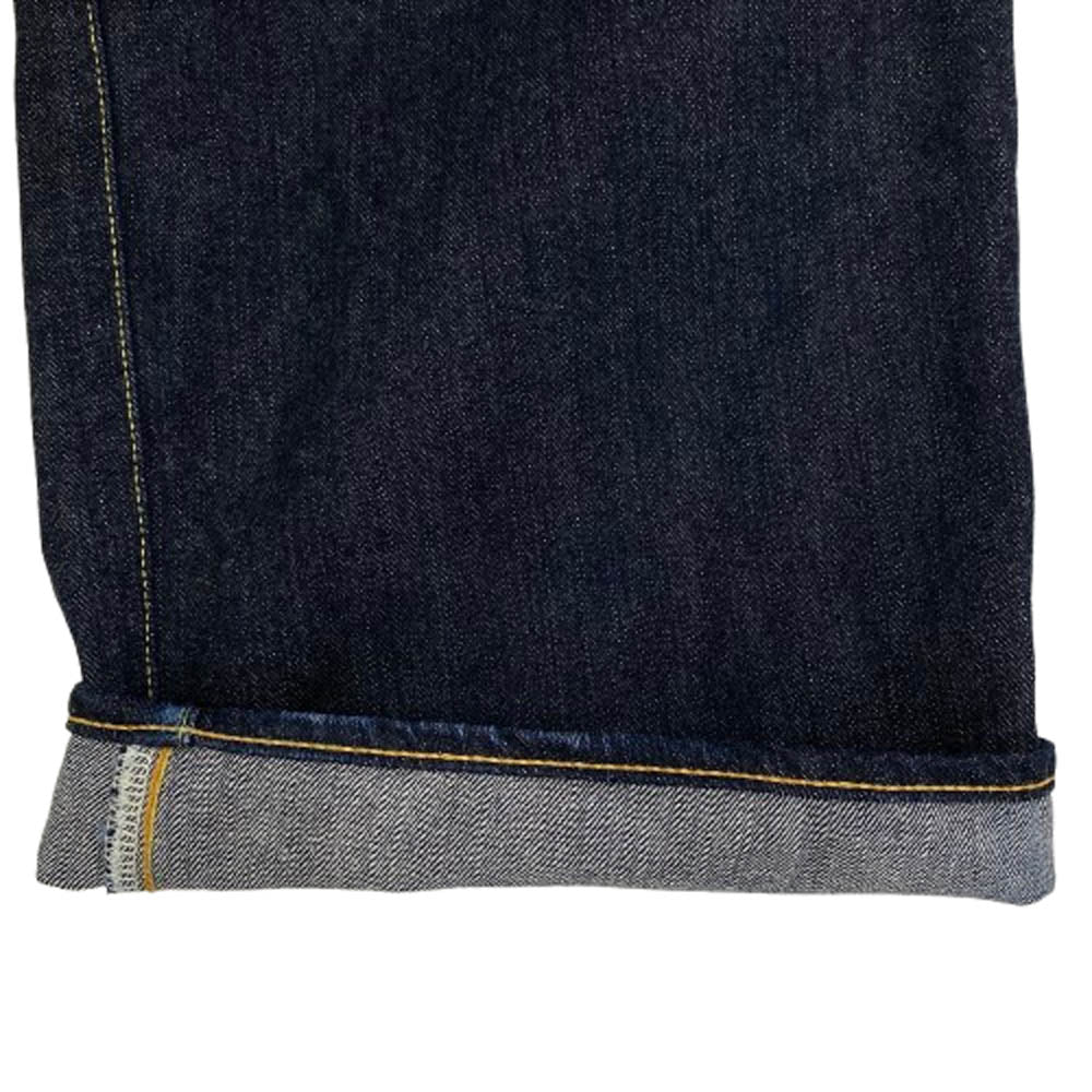 THE FLAT HEAD ザフラットヘッド FN-D111 14.5oz 左綾ジンバブエコットン ワイドストレート ジーンズ デニム パンツ インディゴブルー系 38【中古】