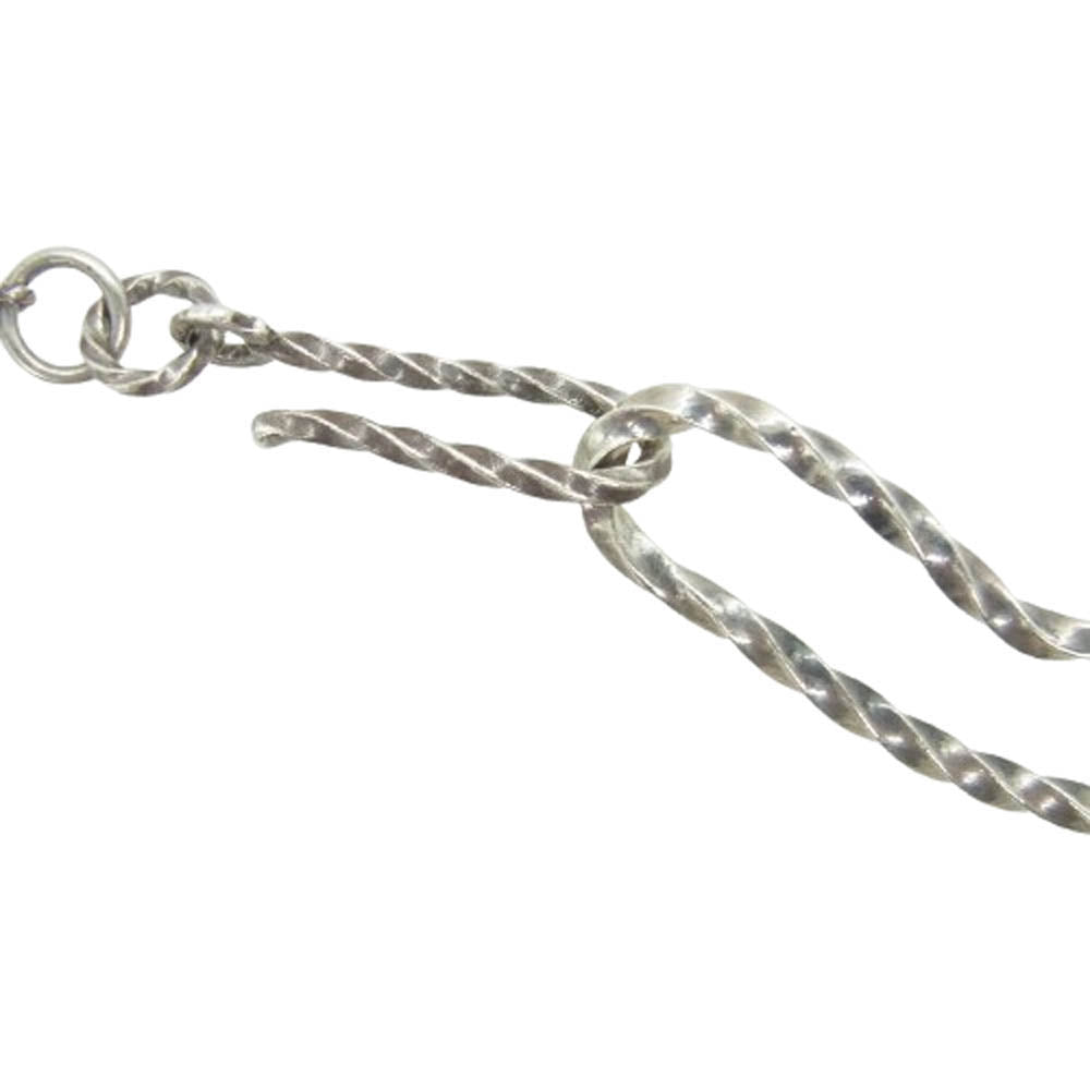 ヴィヴィファイ VFO-072 Old Native Style Stone Setting Ball Wallet Chain シルバー925 ターコイズ スパイラルフック ショート ウォレットチェーン シルバー系【中古】