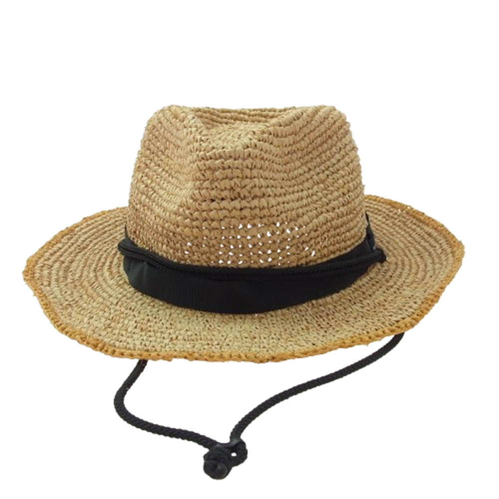 THE NORTH FACE ノースフェイス NN02347 Raffia Hat ラフィア ハット 麦わら帽子 ベージュ系 FREE【中古】