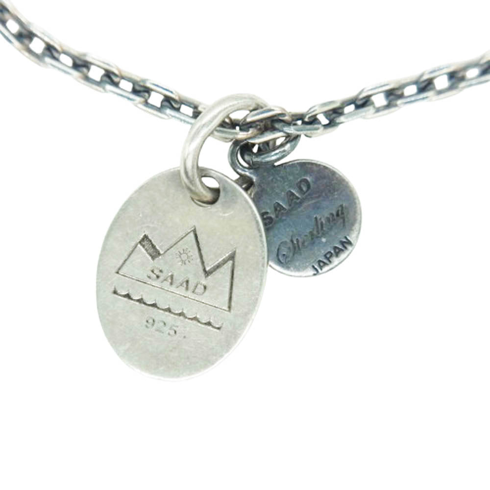 SAAD ターコイズブルー チェーン付き SAAD ターコイズブルー チェーン付き フェザー(左向き)天然石