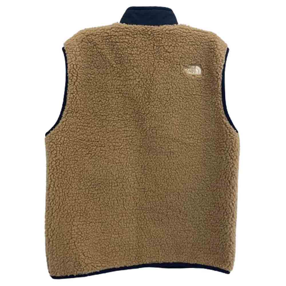 THE NORTH FACE ノースフェイス NP72431 RVSBL EXRM PILEVST リバーシブル エクストリーム パイル ベスト ブラウン系 ネイビー系 M【中古】