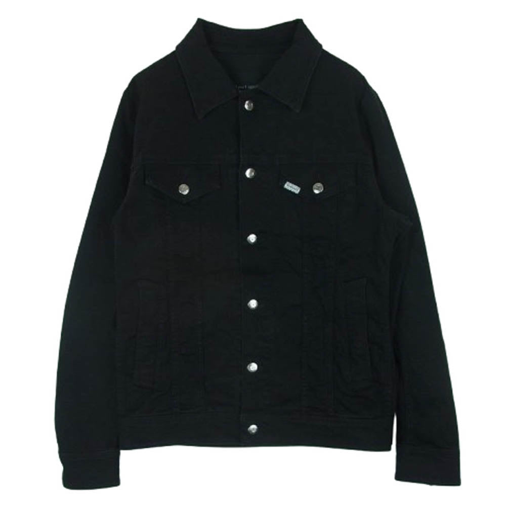 1piu1uguale3 ウノピュウノウグァーレトレ MRB464 CTU216 3RD BLACK ONE WASH ストレッチ トラッカー ブルゾン ブラック デニム ジャケット ブラック系 4【中古】