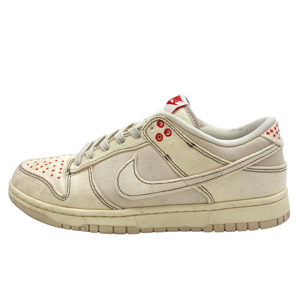 NIKE ナイキ DV0834-100 Dunk Low SE Denim Orewood ダンク ロー デニム スニーカー ベージュ系 26.5cm【中古】
