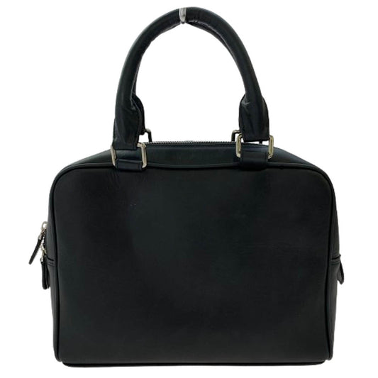 デイズアート DAYSART 本革 カジュアルMINIブリーフケース ハンドバッグ ブラック系【中古】