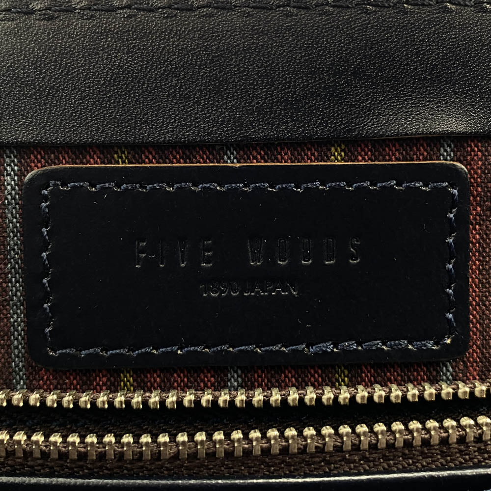 Five Woods ファイブウッズ TEDS テッズ STANDARD DULLES ダレスバッグ ブリーフケース ビジネスバッグ ブラック系【中古】